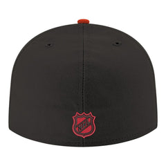 Carolina Hurricanes New Era Core Logo Two-Tone 59FIFTY Fitted Hat - Black - NHL
