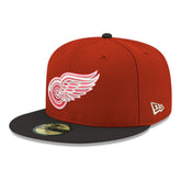 Detroit Red Wings New Era Core Logo Two-Tone 59FIFTY Fitted Hat - Red - NHL
