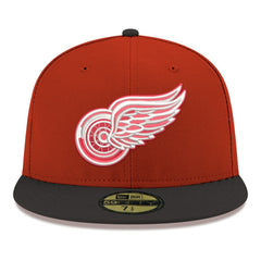 Detroit Red Wings New Era Core Logo Two-Tone 59FIFTY Fitted Hat - Red - NHL