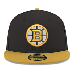 Boston Bruins New Era Core Logo Two-Tone 59FIFTY Fitted Hat - Black - NHL