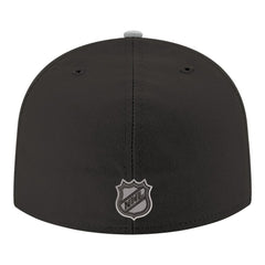 Los Angeles Kings New Era Core Logo Two-Tone 59FIFTY Fitted Hat - Black - NHL