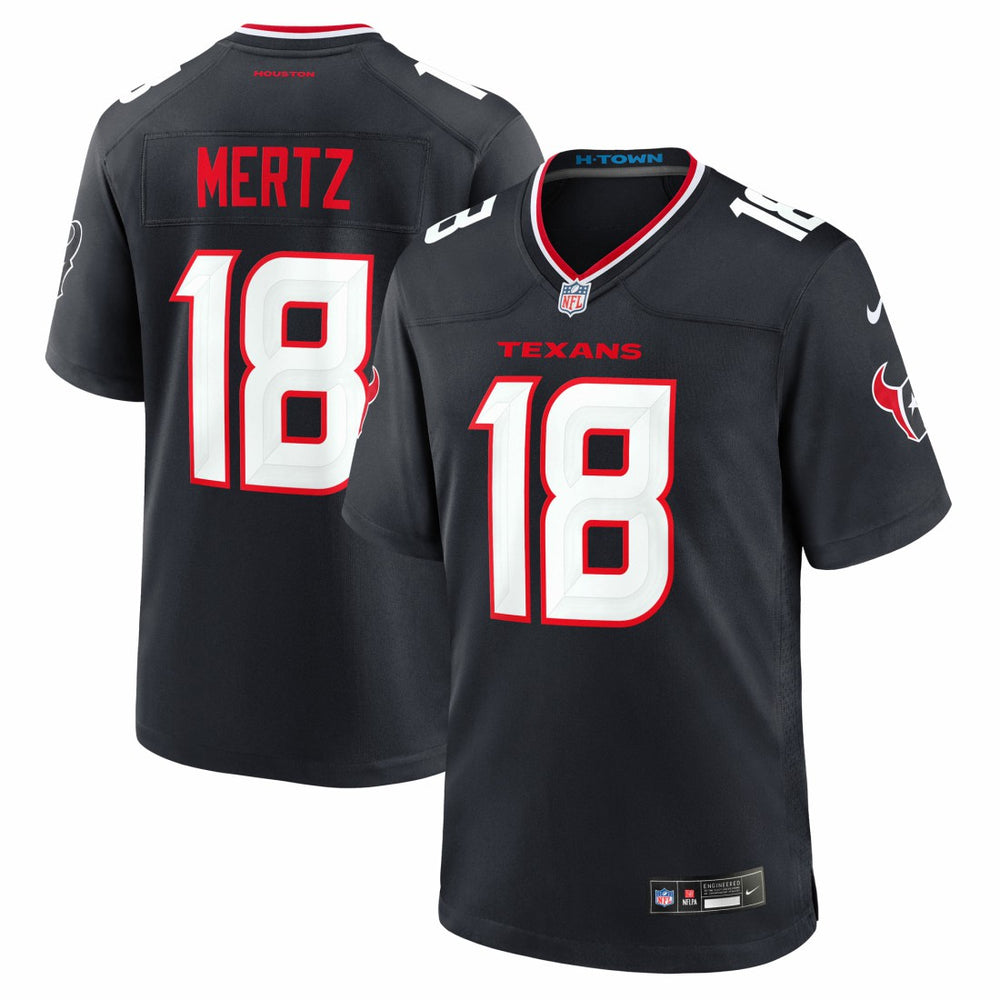 Graham Mertz Houston Texans Team Game Jersey Navy | Nike for Sale