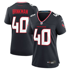 Austin Brinkman Houston Texans Women's Team Game Jersey Navy | Nike for Sale