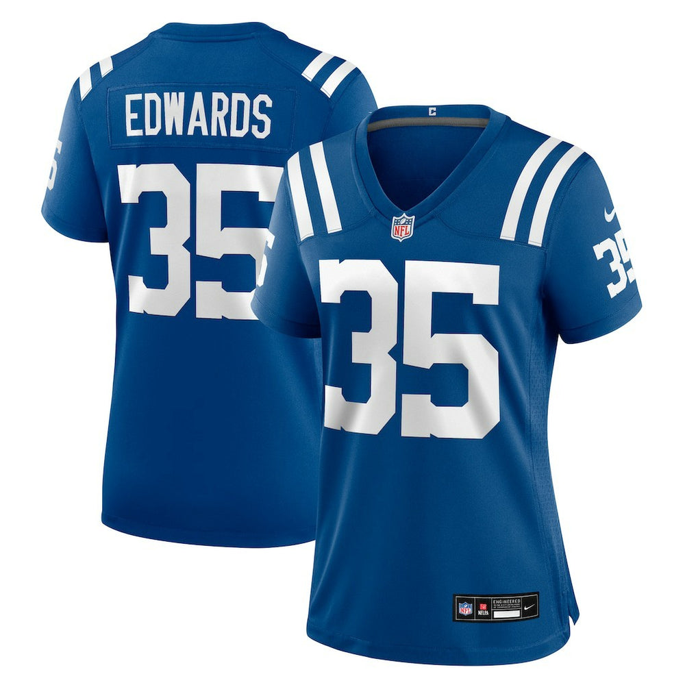 Johnathan Edwards Indianapolis Colts Women's Team Game Jersey Royal | Nike for Sale