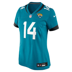 Nick Mullens Jacksonville Jaguars Women's Team Game Jersey Teal | Nike for Sale