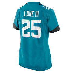 Rayuan Lane III Jacksonville Jaguars Women's Team Game Jersey Teal | Nike for Sale