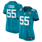 Chuma Edoga Jacksonville Jaguars Women's Team Game Jersey Teal | Nike for Sale