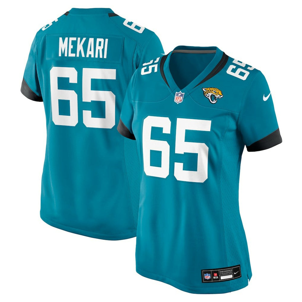 Patrick Mekari Jacksonville Jaguars Women's Team Game Jersey Teal | Nike for Sale