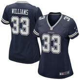 Javonte Williams Dallas Cowboys Women's Team Game Jersey Navy | Nike for Sale