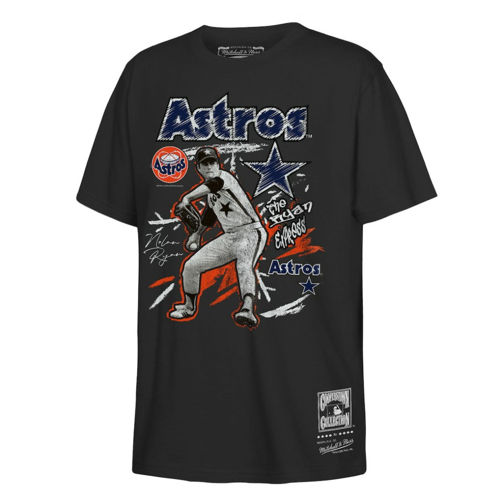 Nolan Ryan Houston Astros Mitchell & Ness Youth Chalked Up Player T-Shirt - MLB