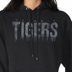 Detroit Tigers G-III 4Her by Carl Banks Women's Metallic Drop Fleece Hoodie - MLB