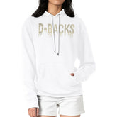 Arizona Diamondbacks G-III 4Her by Carl Banks Women's Metallic Drop Fleece Hoodie - MLB