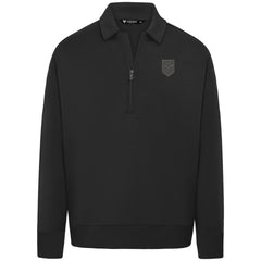 USMNT Levelwear Luxe Signature Quarter-Zip Tri-Blend Sweatshirt Black - FIFA World CUP