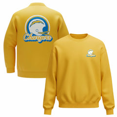 Los Angeles Chargers The Wild Collective Unisex Charger Power Fleece Sweatshirt Gold | NFL