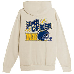 Los Angeles Chargers The Wild Collective Unisex Superchargers Hoodie Cream | NFL