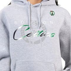 Boston Celtics G-III 4Her by Carl Banks Women's Shadow Logo Tri-Blend Fleece Hoodie Gray - NBA
