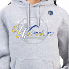 Golden State Warriors G-III 4Her by Carl Banks Women's Shadow Logo Tri-Blend Fleece Hoodie Gray - NBA