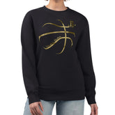 Houston Rockets G-III 4Her by Carl Banks Women's Metallic Print Basketball Sketch Fleece Sweatshirt Black - NBA