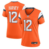 RJ Harvey Denver Broncos Women's Team Game Jersey Orange | Nike for Sale