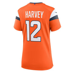 RJ Harvey Denver Broncos Women's Team Game Jersey Orange | Nike for Sale