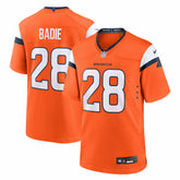 Tyler Badie Denver Broncos Team Game Jersey Orange | Nike for Sale