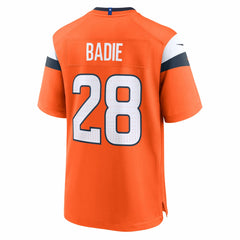 Tyler Badie Denver Broncos Team Game Jersey Orange | Nike for Sale
