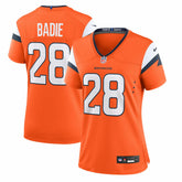 Tyler Badie Denver Broncos Women's Team Game Jersey Orange | Nike for Sale
