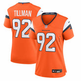 Dondrea Tillman Denver Broncos Women's Team Game Jersey Orange | Nike for Sale