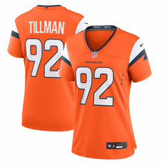 Dondrea Tillman Denver Broncos Women's Team Game Jersey Orange | Nike for Sale