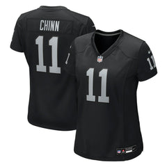 Jeremy Chinn Las Vegas Raiders Women's Team Game Jersey Black | Nike for Sale