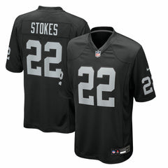 Eric Stokes Las Vegas Raiders Team Game Jersey Black | Nike for Sale