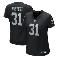 Raheem Mostert Las Vegas Raiders Women's Team Game Jersey Black | Nike for Sale