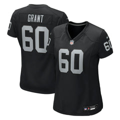 Charles Grant Las Vegas Raiders Women's Team Game Jersey Black | Nike for Sale