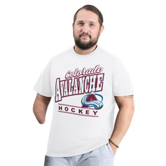 Colorado Avalanche G-III Sports by Carl Banks Adaptive Headliner T-Shirt - White - NHL