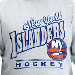 New York Islanders G-III Sports by Carl Banks Adaptive Headliner Fleece Sweatshirt - Gray - NHL