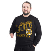 Boston Bruins G-III Sports by Carl Banks Adaptive Headliner Fleece Sweatshirt - Black - NHL
