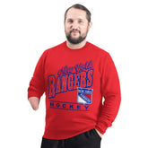 New York Rangers G-III Sports by Carl Banks Adaptive Headliner Fleece Sweatshirt - Red - NHL