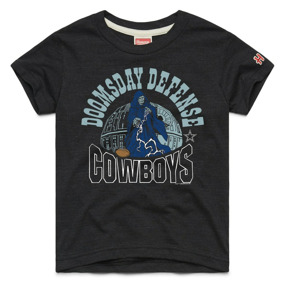 Dallas Cowboys Homage Youth Star Wars x NFL Tri-Blend T-Shirt Black | NFL