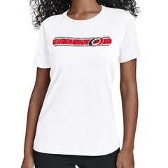 Carolina Hurricanes Starter Women's Team Stripe T-Shirt - White - NHL