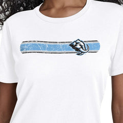 Utah Mammoth Starter Women's Team Stripe T-Shirt - White - NHL