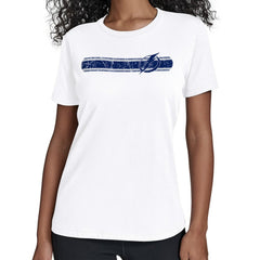 Tampa Bay Lightning Starter Women's Team Stripe T-Shirt - White - NHL