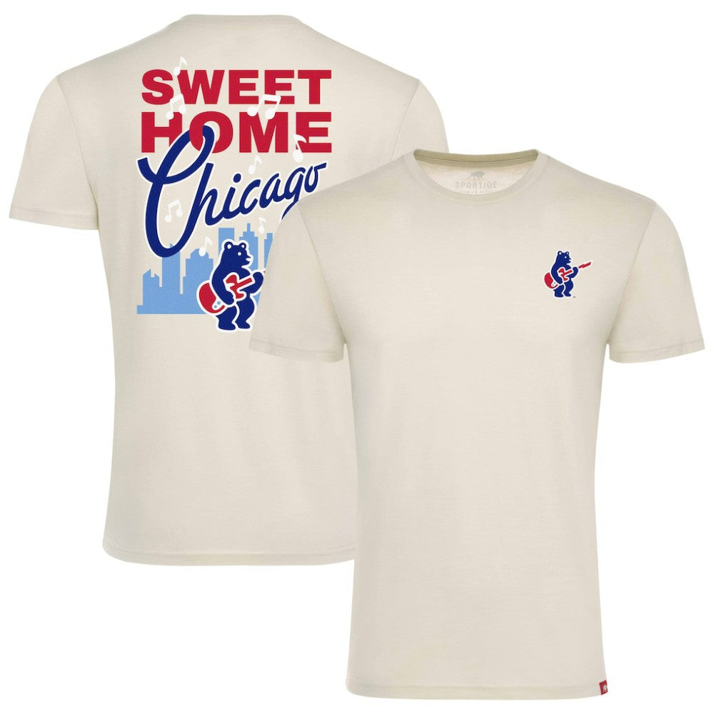 Chicago Cubs Sportiqe Unisex Sweet Home Chicago Comfy Tri-Blend Jersey T-Shirt - MLB