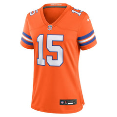 Nik Bonitto Denver Broncos Women's Alternate 2 Mile High Collection 1977 Throwback Game Jersey Orange | Nike for Sale