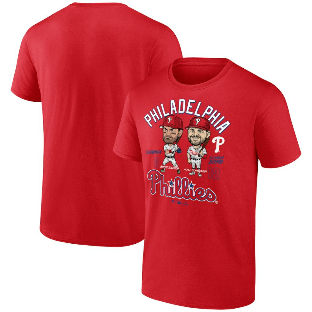 Bryce Harper & Kyle Schwarber Philadelphia Phillies Player Duo T-Shirt - MLB