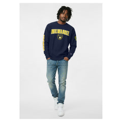 Milwaukee Brewers Champion Reverse Weave Chenille Sweatshirt - MLB
