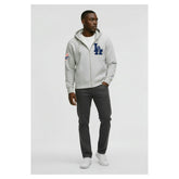 Los Angeles Dodgers Champion Reverse Weave Chenille Full-Zip Hoodie - MLB