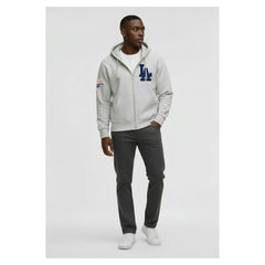 Los Angeles Dodgers Champion Reverse Weave Chenille Full-Zip Hoodie - MLB