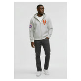 New York Mets Champion Reverse Weave Chenille Full-Zip Hoodie - MLB
