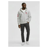 Cleveland Guardians Champion Reverse Weave Chenille Full-Zip Hoodie - MLB