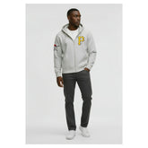 Pittsburgh Pirates Champion Reverse Weave Chenille Full-Zip Hoodie - MLB
